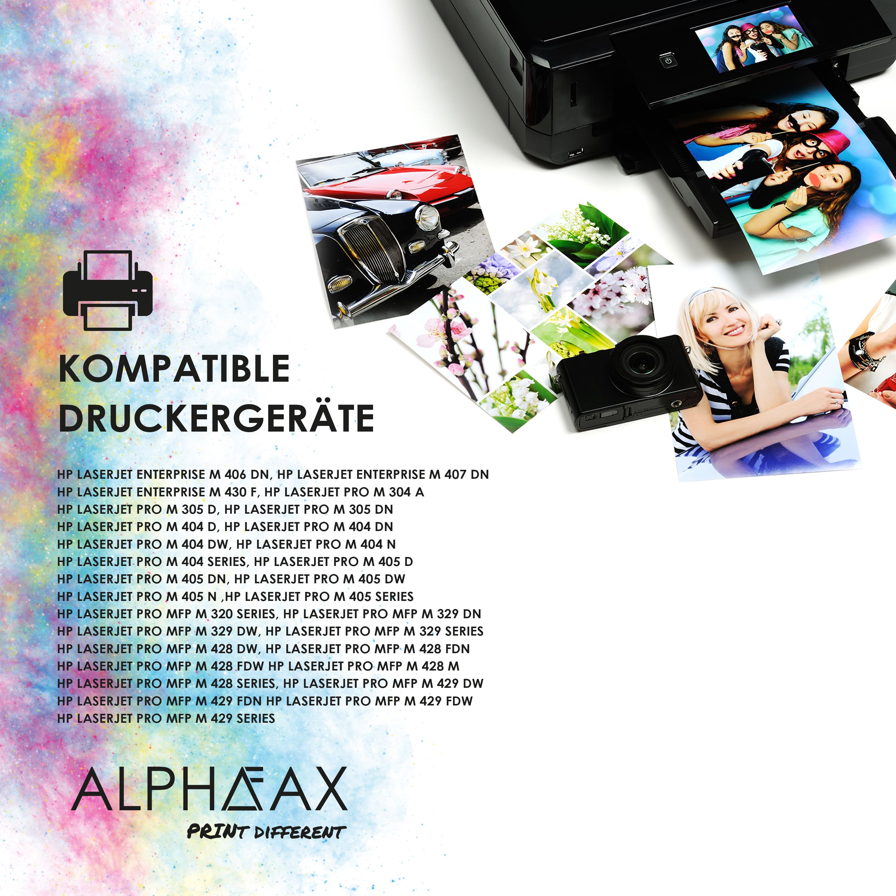 Alphafax Toner mit CHIP kompatibel für HP LaserJet Pro M304a M404d M404dn M404dw M404n LaserJet Pro MFP M428fdn MFP M428fdw MFP M428m MFP M428dw CF259A 59A Schwarz  3.000 Seiten