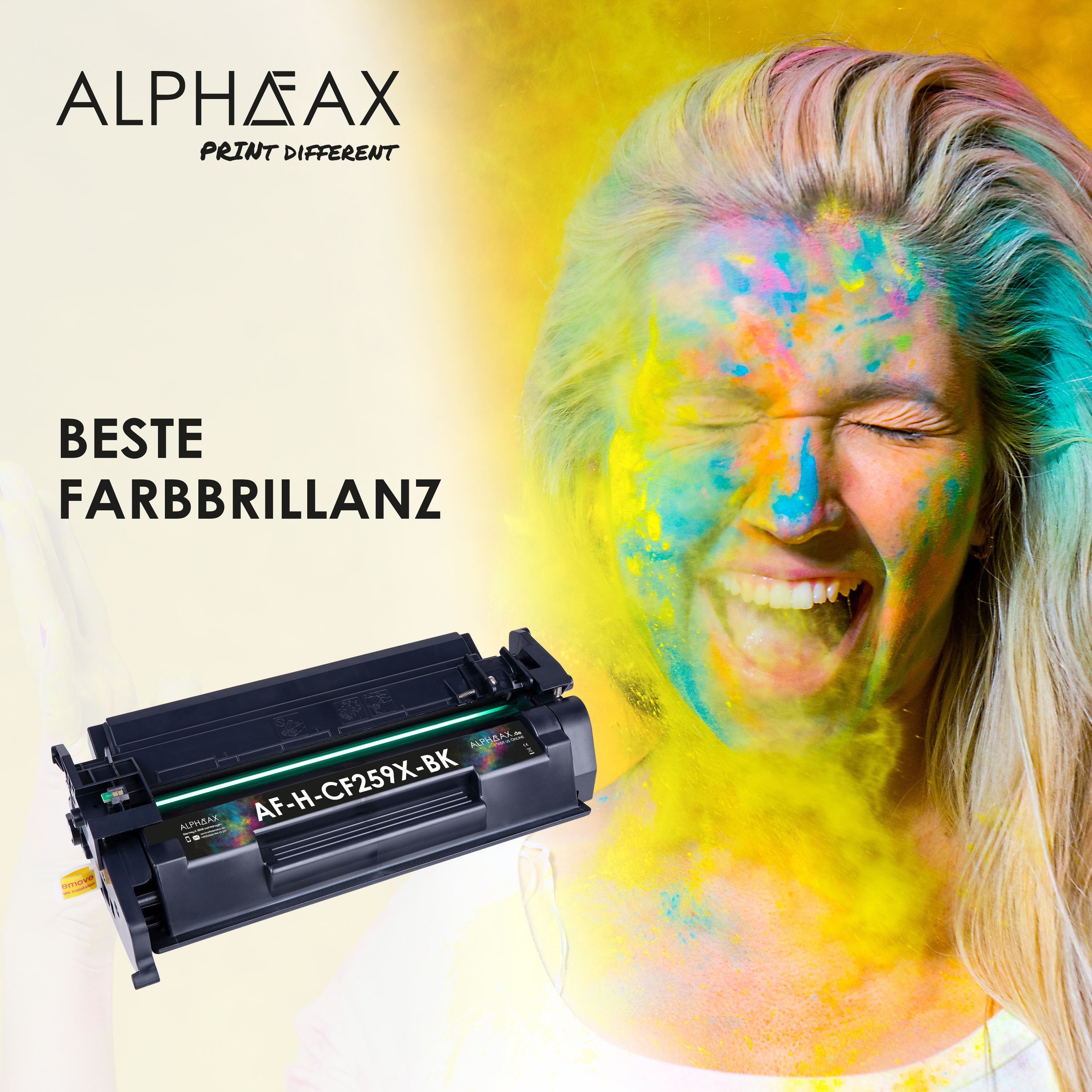 Alphafax Toner mit CHIP kompatibel für HP LaserJet Pro M404dn M404dw CF259X 59X Schwarz  10.000 Seiten